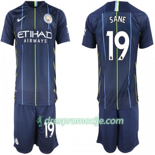 Manchester City Dres Sane 19 Dječji Gostujući 2018/19 Kratkih Rukava Manchester City Dres Sane 19 Dječji Gostujući 2018/19 Kratkih Rukava